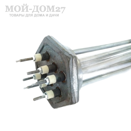 БлокТЭН G2-1/2” - 12 кВт для ЭлектроКотла Теплотех | Мой-Дом27 | <u>Мощность</u>:&nbsp;12 кВт (4+4+4 кВт)<br>
 <u>Резьба</u>:&nbsp;G 2½"<br>
 Электропитание:&nbsp;220/380 В<br>
 Длина нагревательного элемента:&nbsp;48,5 см<br>
 Комплектация:&nbsp;ТЭН<br>
 Материал: нержавеющая&nbsp;сталь<br>